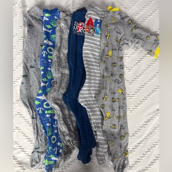 George Other - George Footed One-Pieces - 6 Pack